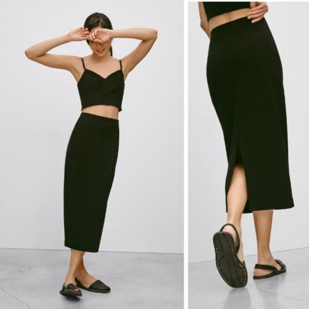 Aritzia Babaton Johan Black Pencil Skirt Women's Size XS - Picture 1 of 12